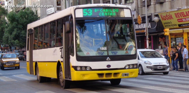 Agrale MA 15.0 - Nuovobus - Autobuses Santa Fé
BRW778

Línea 53 (Córdoba), interno 1868
