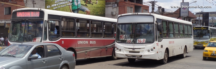 Agrale MA 15.0 - Todo Bus San Telmo - Unión Bus
IHA274 [1º]

Línea 16A, interno 392 [1º]
Línea 11C, interno ¿38x? [2º]

Datos de derecha a izquierda
