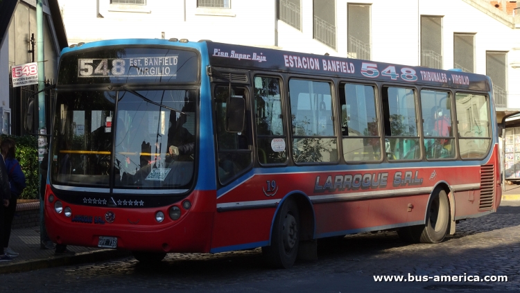 Agrale MT 12.0 LE - Metalpar Tronador - Larroque
HPF716
[url=ttp://galeria.bus-america.com/displayimage.php?pid=44882]ttp://galeria.bus-america.com/displayimage.php?pid=44882[/url]

Línea 548 (Pdo. Lomas de Zamora), interno 19
