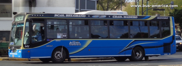 Agrale MT 15.0 LE - Nuovobus Menghi PH0036 - Bernardino Rivadavia
PPP 841
[url=https://galeria.bus-america.com/displayimage.php?pid=40565]https://galeria.bus-america.com/displayimage.php?pid=40565[/url]

Línea 63 (Buenos Aires), interno 141
