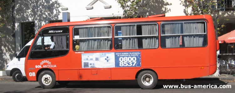 Agrale MA - Busscar Micruss (en Uruguay) - Sol Antigua
LTC1008
