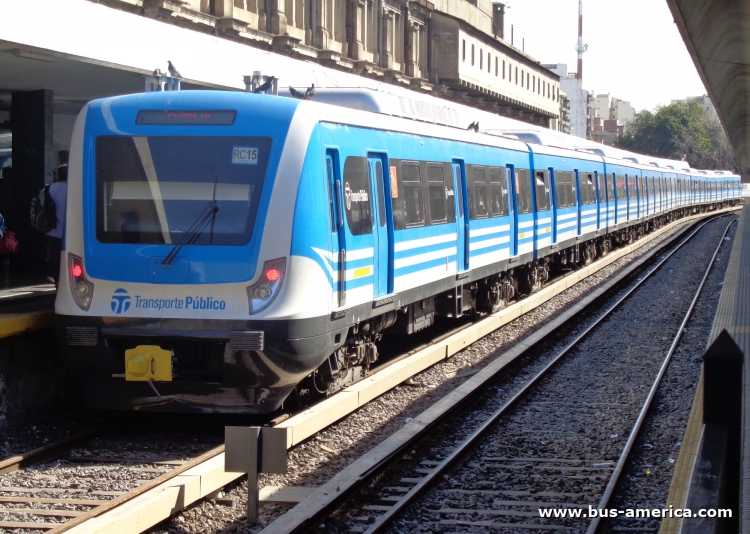 CSR SFM 22 - Nuevos Ferrocarriles Argentinos , Línea Sarmiento
Formación RC15
Coches:
SC 127 [1º]
SM 128 [2º], SM 129 [3º]
ST 130 [4º]
SM 131 [5º], SM 132 [6º], SM 133 [7º], SM 134 [8º]
SC 135 [9º]

[Datos de adelante hacia atrás] 
