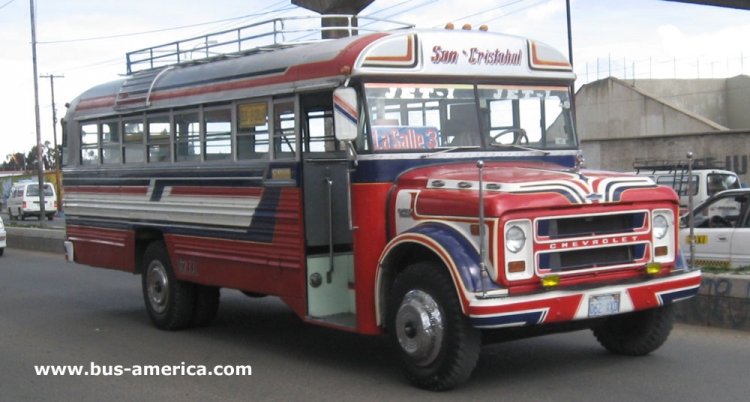 Chevrolet - Superior (en Bolivia) - San Cristobal
062XXD
