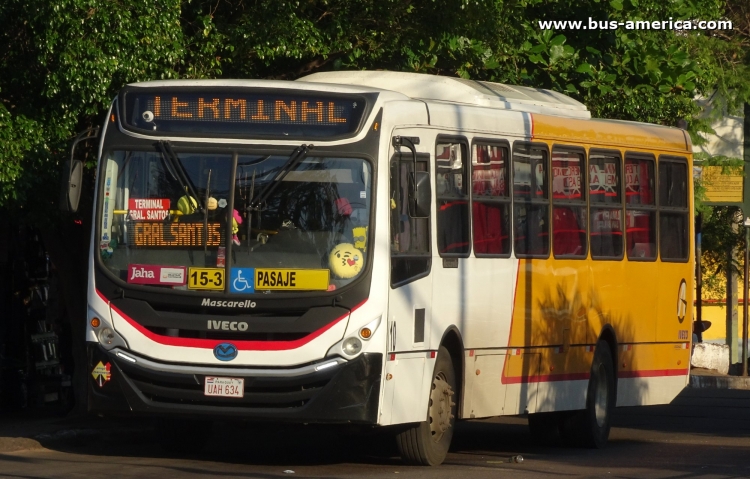 Iveco 170 S28U - Mascarello Gran Via (en Paraguay) - Automotores Guaraní
UAH 634

Línea 15-3 (Asunción), unidad 110
