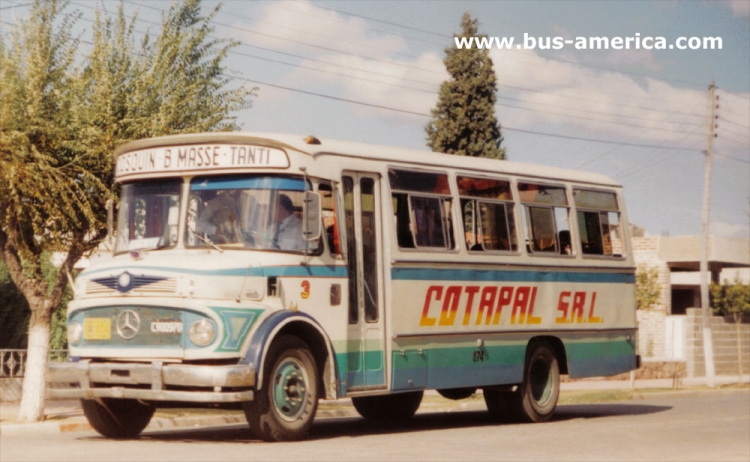 Mercedes-Benz LO 1114 - El Detalle - COTAPAL
C.900970

Toda fotografía o información sobre esta empresa es bienvenida pues estamos armando su história. 
Contactarse con : 
cotapal@bus-america.com
