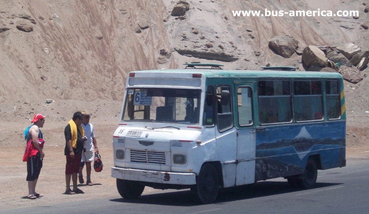 Mercedes-Benz LO 708E - Metalpar Llaima - Etrapas
DE2611

Línea 6 (Arica), unicad 56
