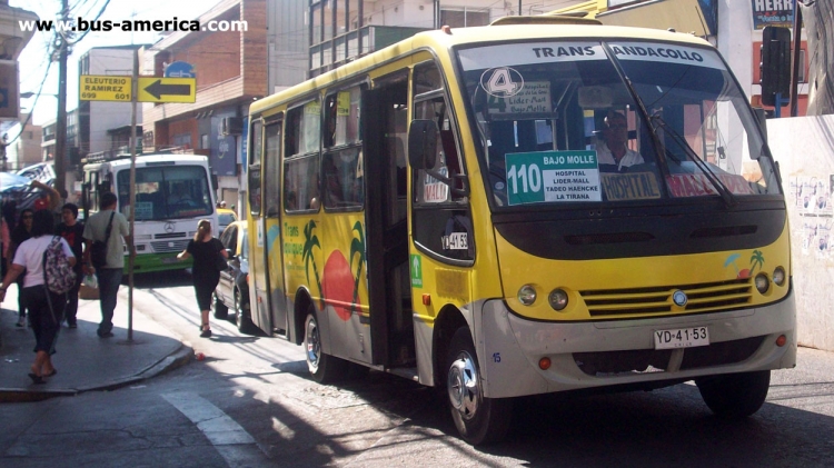 Mercedes-Benz LO 712 - Caio Piccolo (en Chile) - Andacollo
YD4153
Línea 110 ex línea 4
