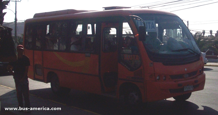 Mercedes-Benz LO 712 - Maxibus Astor (en Chile) - Etrapas
YD3070

Línea rural Arica-(Valle de) Lluta
