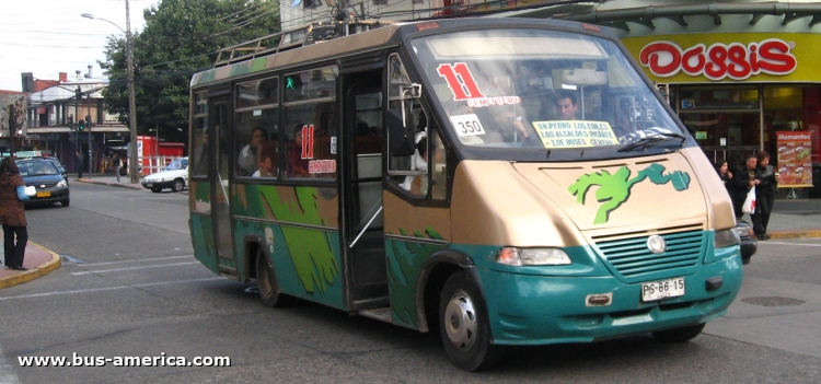 Mercedes Benz LO 814 - Metalpar Pucara 2000 - San Pedro
PS8615

Línea 11 (Valdivia)
