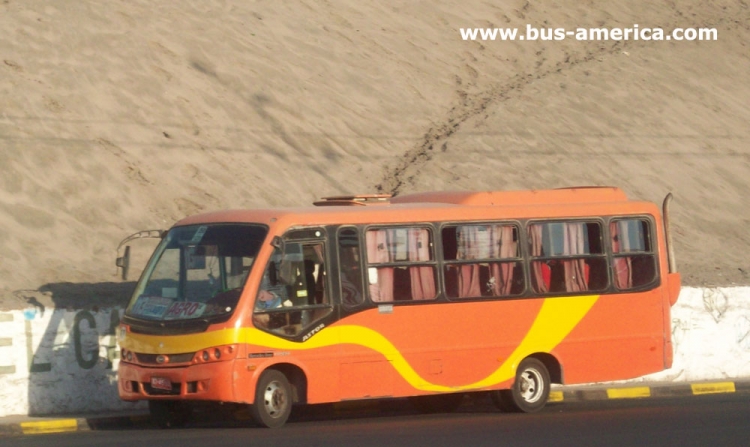 Mercedes-Benz LO 914 - Maxibus Astor (en Chile) - Línea Dos
¿AZ4552?

Línea 113 (Arica), unidad 67

