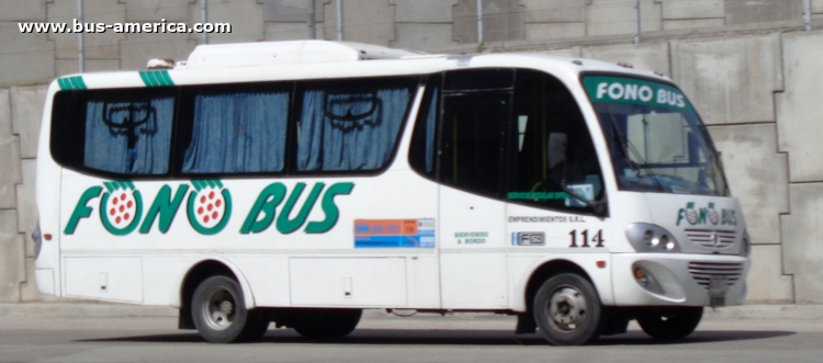 Mercedes-Benz LO 915 - Sudamericanas F-50 280 - Fonobus
JKW502

Fonobus (Emprendimientos), interno 114
