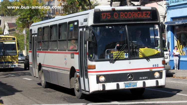 Mercedes-Benz O 371 U (en Uruguay) - C.U.T.C.S.A.
STC2492
