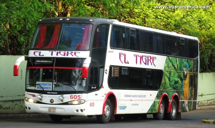 Mercedes-Benz O 400 RSD - Marcopolo G6 Paradiso 1800 DD (en Paraguay) - El Tigre
BDP 940

El Tigre, unidad 605
