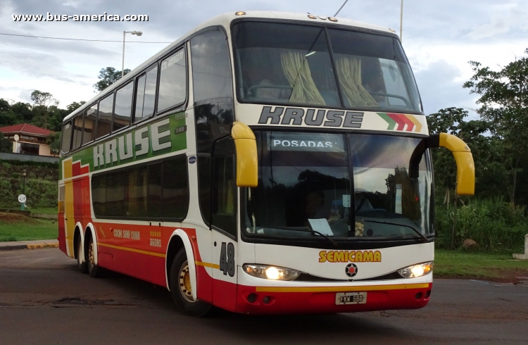 Mercedes-Benz O 400 RSD - Marcopolo G6 Paradiso 1800 DD (en Argentina) - Kruse
FKW684
[url=https://galeria.bus-america.com/displayimage.php?pid=46281]https://galeria.bus-america.com/displayimage.php?pid=46281[/url]

Kruse (Prov. Misiones), interno 48





Archivo originalmente posteado en febrero 2019
