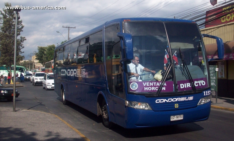 Mercedes-Benz O 400 RSE - Busscar Vissta Buss LO (en Chile) - Condor Bus
UZ1860

Condor Bus, unidad 1157
