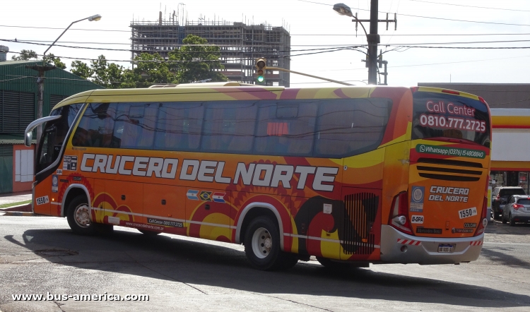 Mercedes-Benz O 500 - Marcopolo G7 Viaggio 1050 (en Argentina) - Crucero del Norte
AB 015 AI
[url=https://bus-america.com/galeria/displayimage.php?pid=49199]https://bus-america.com/galeria/displayimage.php?pid=49199[/url]

Crucero del Norte, interno 1550-16
