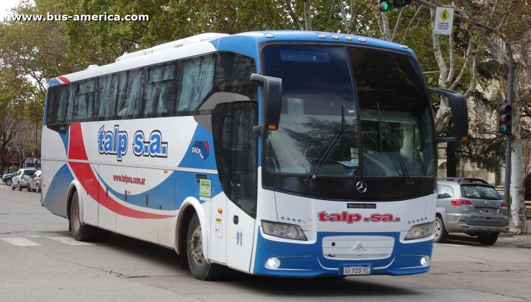 Mercedes-Benz O 500 - Saldivia Aries GT 365 - TALP
AA955YL

Línea 351 (Prov. Buenos Aires), interno 91
