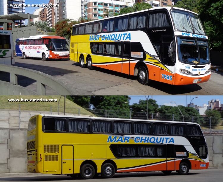 Mercedes-Benz O-400 RSD - Busscar Panorámico DD (en Argentina) - Mar Chiquita
EWH280

Mar Chiquita, interno 7695 - patente provincial 1469
