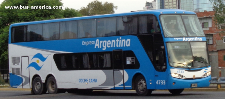 Mercedes-Benz O-500 RSD - Busscar Panoramico DD (en Argentina) - Emp. Argentina
GLI ¿813? ¿818? ¿828?

Emp. Argentina, interno 4733
