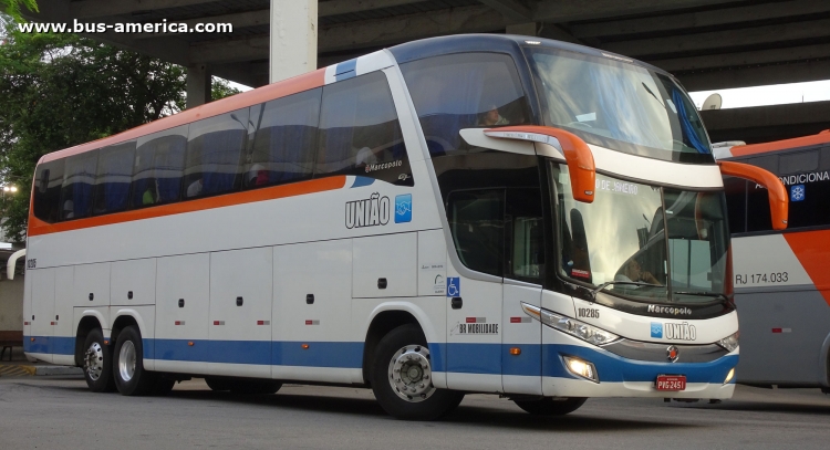 Mercedes-Benz O-500 RSD - Marcopolo G7 Paradiso 1600 LD - Uniao
PYG-2451
[url=https://galeria.bus-america.com/displayimage.php?pid=46421]https://galeria.bus-america.com/displayimage.php?pid=46421[/url]

Uniao, unidad 10285



Archivo originalmente posteado en abril de 2018
