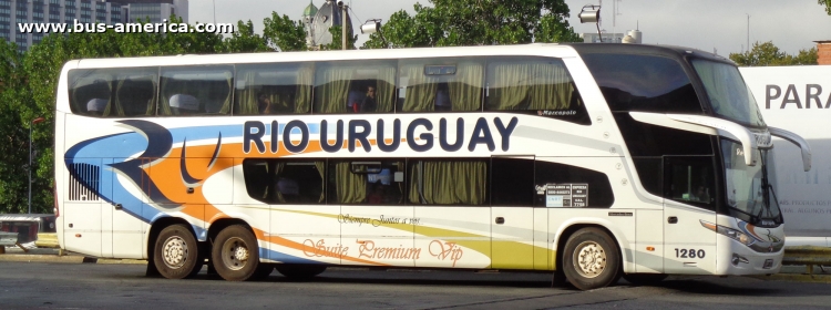 Mercedes-Benz O-500 RSD - Marcopolo Paradiso G7 1800 DD (en Argentina) - Río Uruguay
NPS006

Río Uruguay, interno 1280
