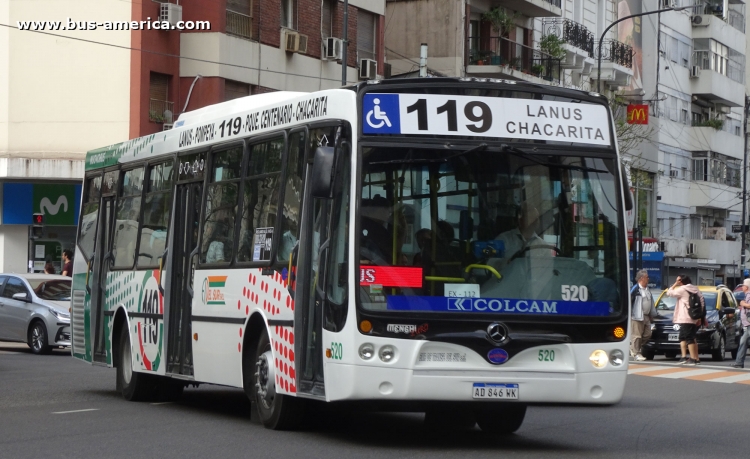 Mercedes-Benz O 500 U - Nuovobus Menghi Euro PH 0050 - E.T.Del Sur
AD846WK

Línea 119 , ex línea 112 (Buenos Aires), interno 520
