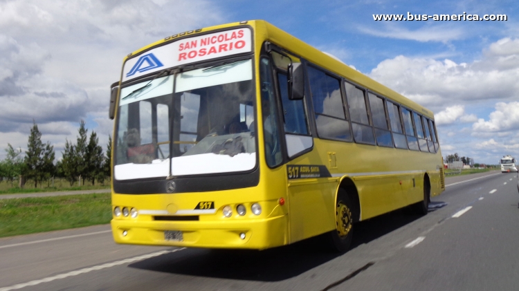 Mercedes-Benz O 500 U - Nuovobus - Azúl
KFS394

Línea 910 [línea A (azul)] (nacional de Rosario), interno 517
