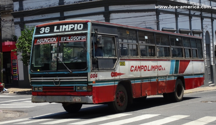 Mercedes-Benz OF - CAIO Vitoria (en Paraguay) - Campo Limpio
ZAL 138

Línea 36 (Asunción), unidad 004



Archivo originalmente posteado en abril de 2020
