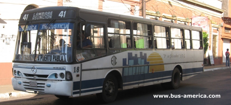 Mercedes-Benz OF - Caio Alpha (en Paraguay) - 1 de Diciembre
ASV 876

