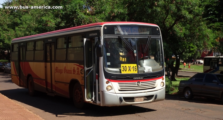 Mercedes-Benz OF - Ciferal Citmax (en Paraguay) - Minga Guazú
CEV 492

Minga Guazú (Cdad. del Este), unidad 31
