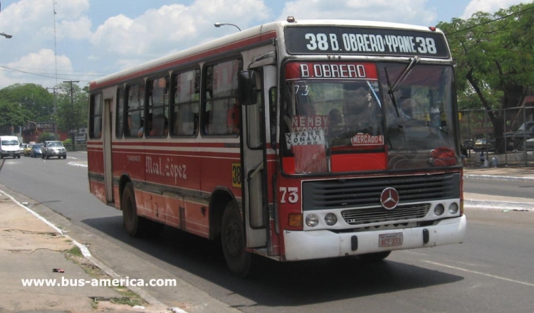 Mercedes-Benz OF - Marcopolo Torino GV (en Paraguay) - Mcal.Lpez
