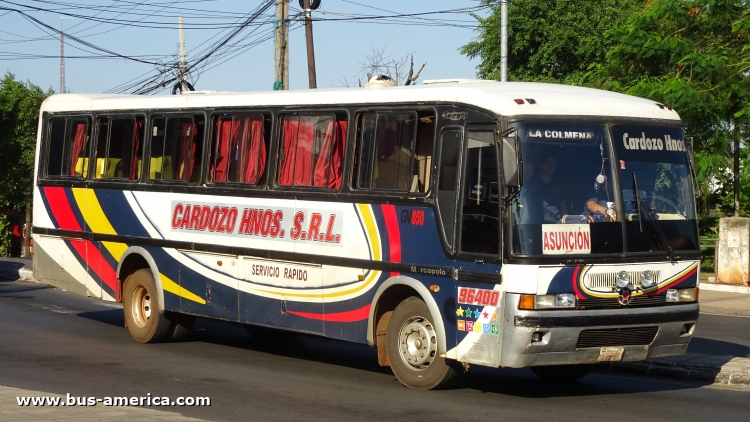 Mercedes-Benz OF - Marcopolo Viaggio GV 850 (en Paraguay) - Cardozo Hnos.
¿ATP 888?

Cardozo Hnos, unidad 96400
