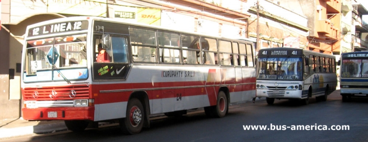 Mercedes-Benz OF - CAIO Vitoria (en Paraguay) - Curupaytí
ACN 891

Línea 12 (Asunción area metropolitana), unidad 24
