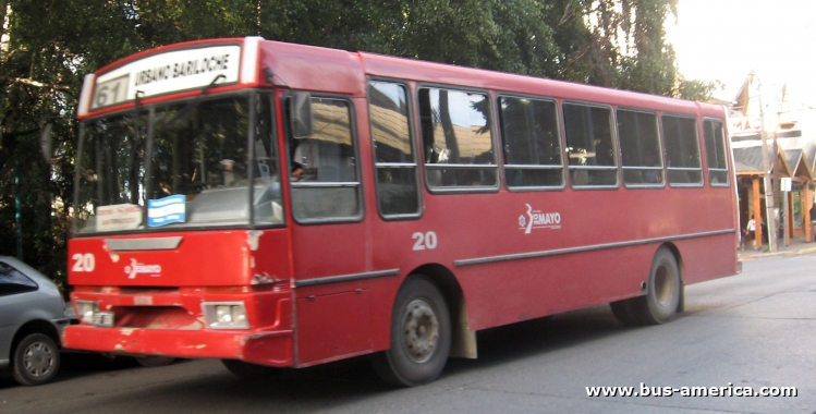 Mercedes-Benz OF 1320 - Bus Tango PH 0037 U - 3 de Mayo
SZF036 - antes R.094289

Línea 61 (Bariloche), interno 20
