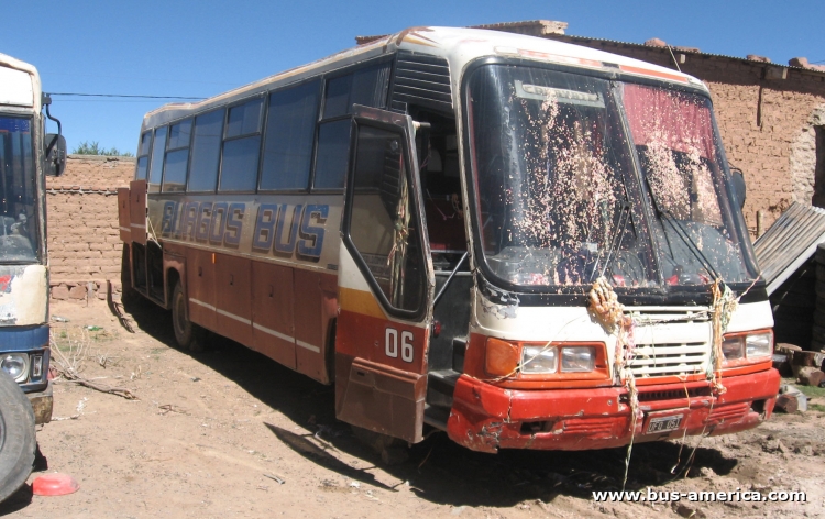 Mercedes-Benz OF 1320 - Imeca GTR 18 3.55 plano 02443 - Burgos Bus
A.034863 - UFQ051
http://galeria.bus-america.com/displayimage.php?pid=38

Pasó el carnaval y el ómnibus muestra restos de la chaya.
