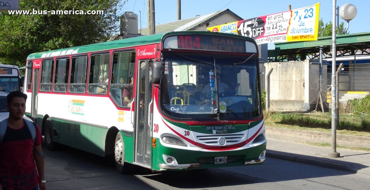 Mercedes-Benz OF 1418 - Galicia Orensano - E.T.Del Sur
LMC096

Línea 404 (Pcía. Buenos Aires), interno 20
