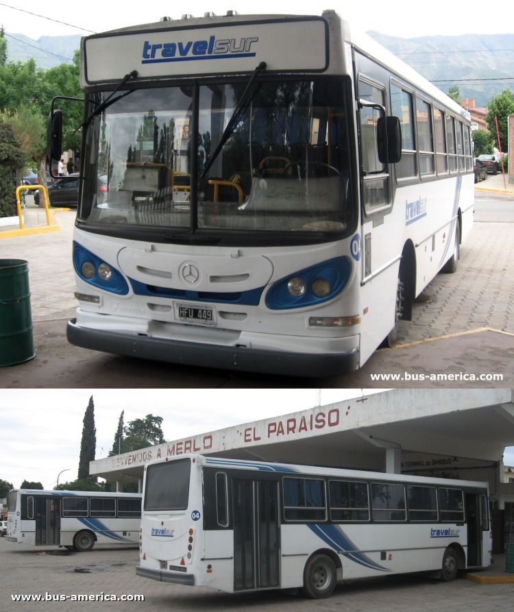Mercedes-Benz OF 1418 - La Favorita - Travelsur
HFU449
http://galeria.bus-america.com/displayimage.php?pid=37372
