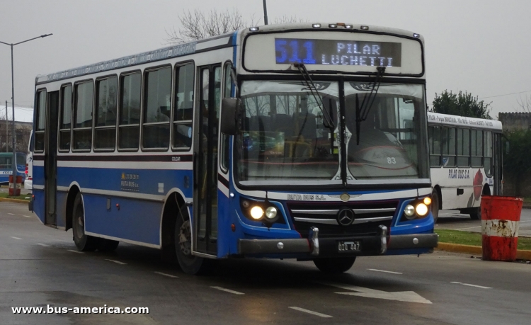 Mercedes-Benz OF 1418 - La Favorita - Ruta Bus
OLQ 447

Línea 511 (Pdo. Pilar), interno 83



Archivo originalmente posteado en julio de 2019 por segunda vez en abril de 2020
