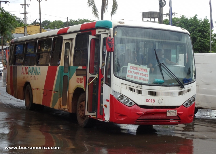 Mercedes-Benz OF 1418 - Marcopolo Senior Midi (en Paraguay) - Alto Paraná , Vimax
CEH 279

Alto Parana (Cdad. del Este), unidad 0018
