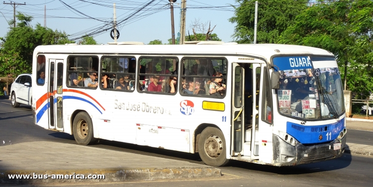 Mercedes-Benz OF 1418 - Marcopolo Senior Midi (en Paraguay) - San José Obrero
BOG 585

Línea 187 (Asunción), unidad 11
