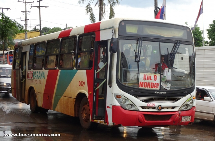 Mercedes-Benz OF 1418 - Marcopolo Torino (en Paraguay) - Alto Paraná , Vimax
CFN 942

Alto Parana (Cdad. del Este), unidad 0029
