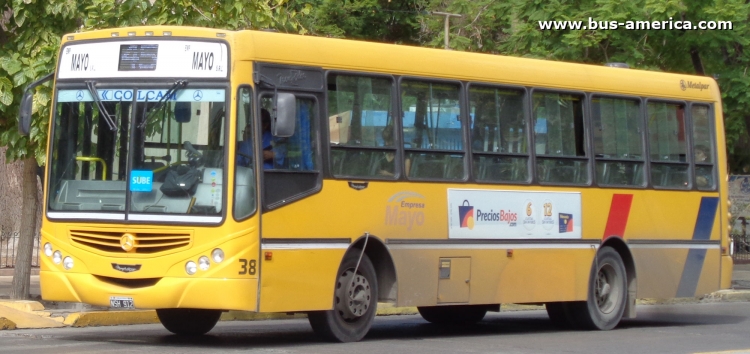 Mercedes-Benz OF 1418 - Metalpar Tronador 2010 - Mayo
NSH912

Línea 45, interno 38
