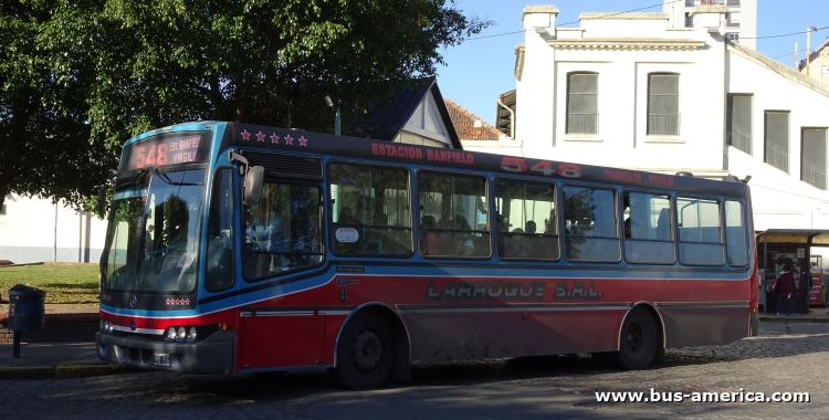 Mercedes-Benz OF 1418 - Nuovobus - Larroque
NQU866

Línea 548 (Pdo. Lomas de Zamora), interno 8
