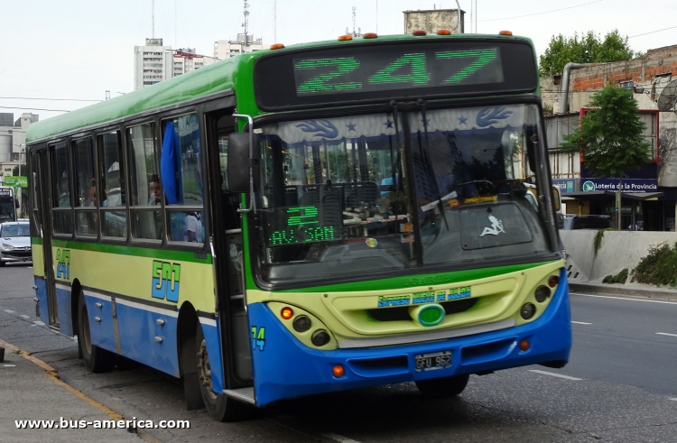 Mercedes-Benz OF 1418 - Ugarte Americano - ENJ
GFU 962
[url=https://galeria.bus-america.com/displayimage.php?pid=46638]https://galeria.bus-america.com/displayimage.php?pid=46638[/url]

Línea 247 (Prov. Buenos Aires), interno 74



Archivo originalmente posteado en marzo de 2019

