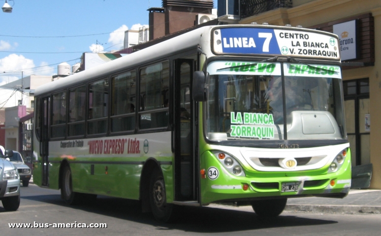 Mercedes-Benz OF 1418 - Ugarte Americano - Coop. Nuevo Expreso
GHN234

Línea 7 (Concordia), interno 34
