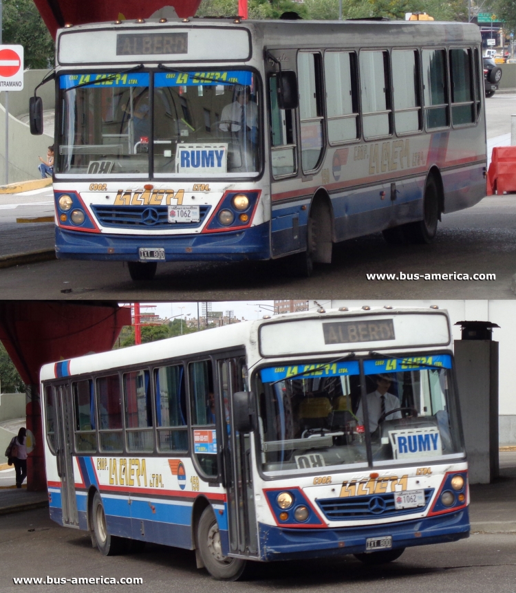 Mercedes-Benz OF 1418 - Ugarte Americano - Coop. La Calera
ITX800
[url=https://bus-america.com/galeria/displayimage.php?pid=50077]https://bus-america.com/galeria/displayimage.php?pid=50077[/url]

Coop. La Calera (Prov. Córdoba), interno 159, patente provincial 1062
