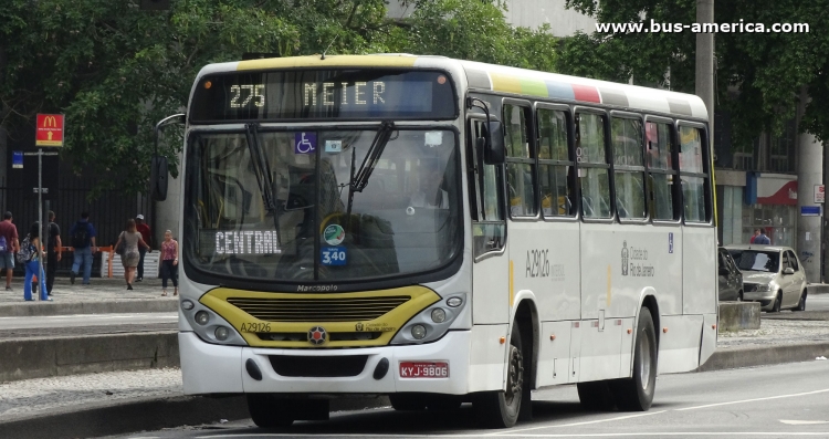 Mercedes-Benz OF 1519 - Marcopolo Torino - Intersul , Braso Lisboa
KYJ-9806

Linha 275 (Rio de Janeiro), unidad A29126



Archivo originalmente posteado en marzo  de 2018
