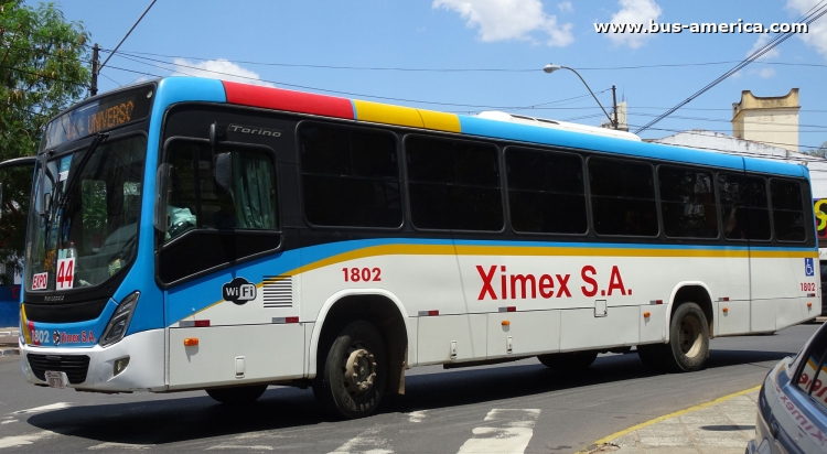 Mercedes-Benz OF 1721 - Marcopolo Novo Torino - Ximex
HDF 758

Línea 44 (Asunción), unidad 1802
