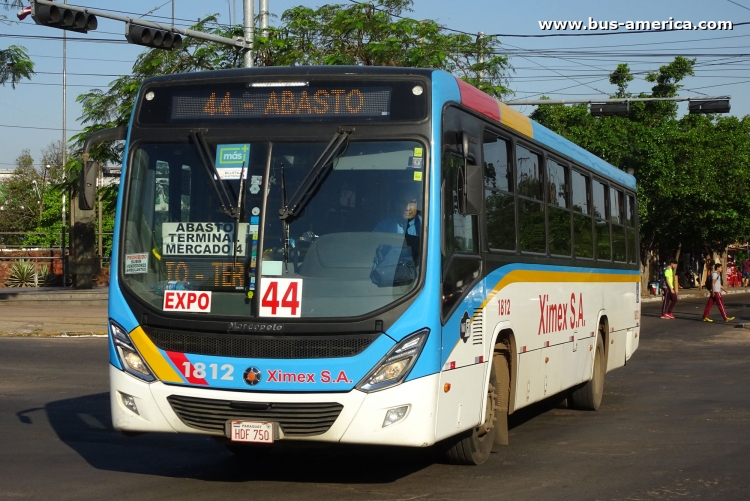 Mercedes-Benz OF 1721 - Marcopolo Novo Torino - Ximex
HDF 750

Línea 44 (Asunción), unidad 1812
