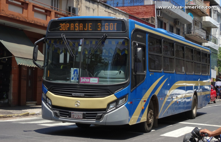 Mercedes-Benz OF 1722 - CAIO Apache Vip (en Paraguay) - Vanguardia
HFJ 341 018

Línea 30 (Asunción), interno 31
